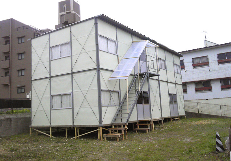 某建設会社様向け 現場事務所および作業員休憩所 2階建て