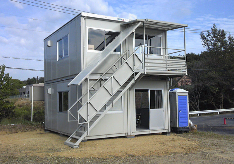 ユニットハウス 4坪 2連棟 2階建て