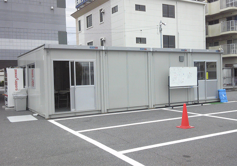 ユニットハウス 4坪 2連棟 平屋